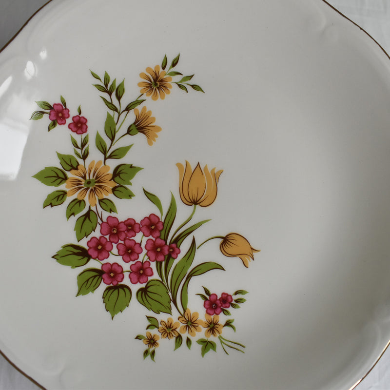 Vintage Plate Gien Floréal C