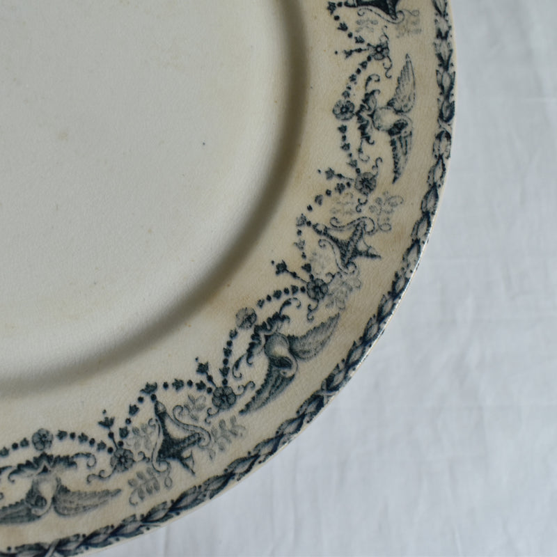 Antique Plate Badonviller Primerose B