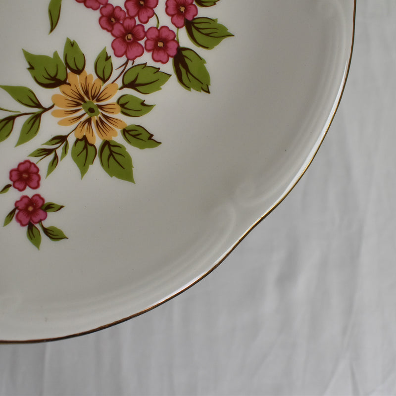 Vintage Plate Gien Floréal C