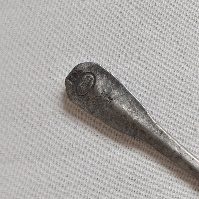 ヴィンテージピューター 小皿＆スプーン A