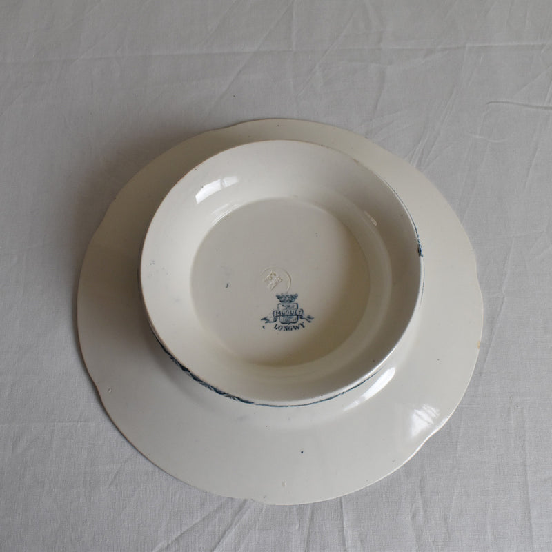 Antique Pedestal Plate Lonwy Muguet (Lily of the Valley) B