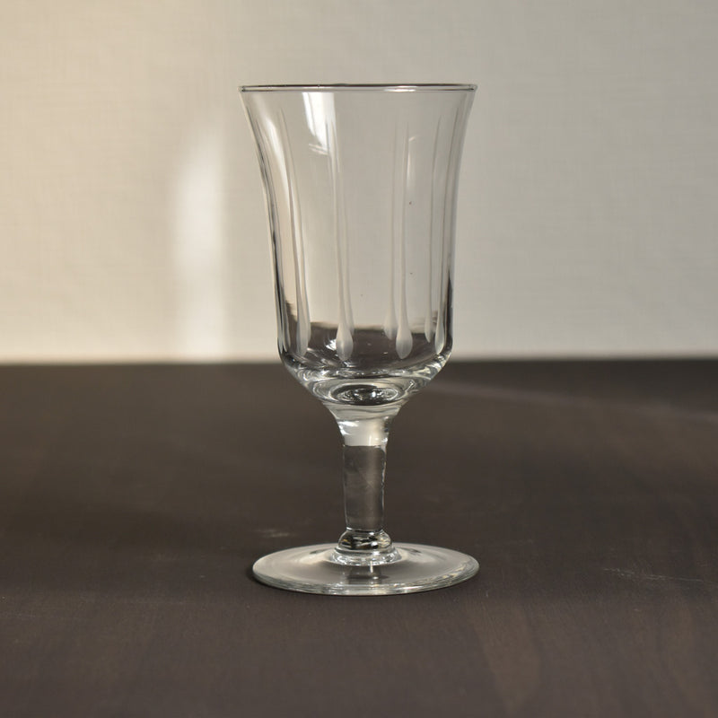 ヴィンテージグラス　脚付き　B