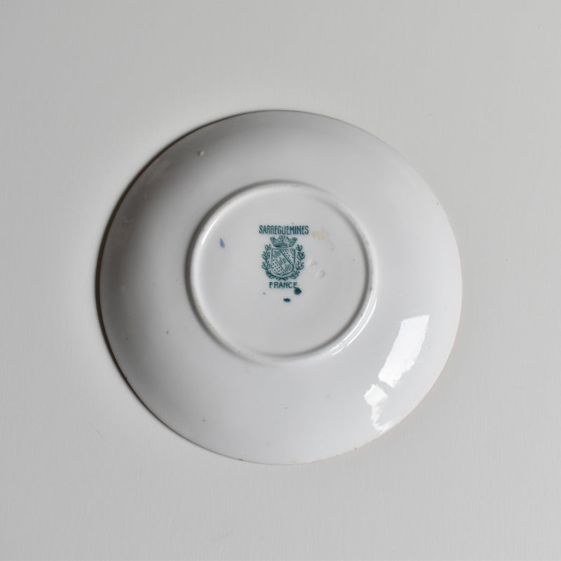 Antique saucer Sarreguemines Minton 217