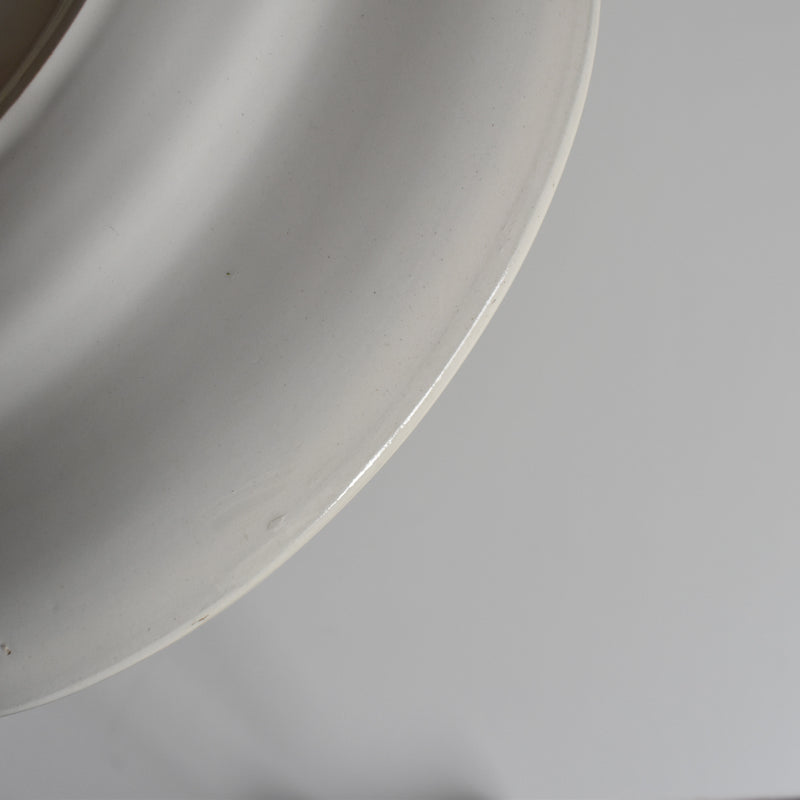 Vintage Deep Plate, Moulin des Loups, Jaune, B