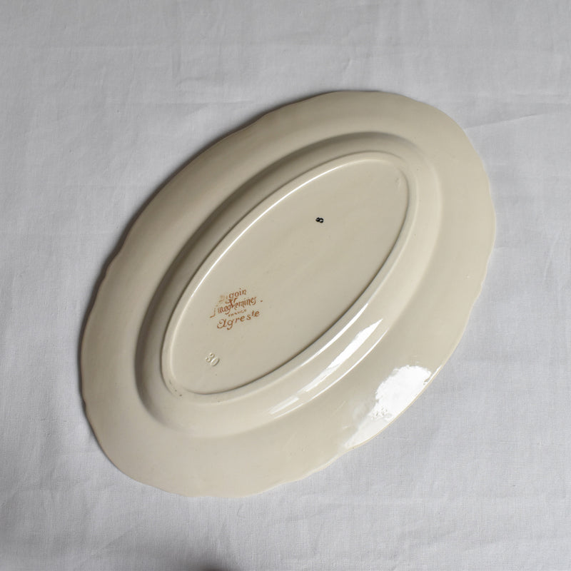 Vintage Digoin & Sarreguemines Gravy Boat Agreste A