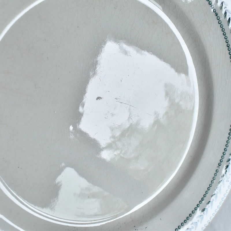 Antique Plate Gien Laurier A
