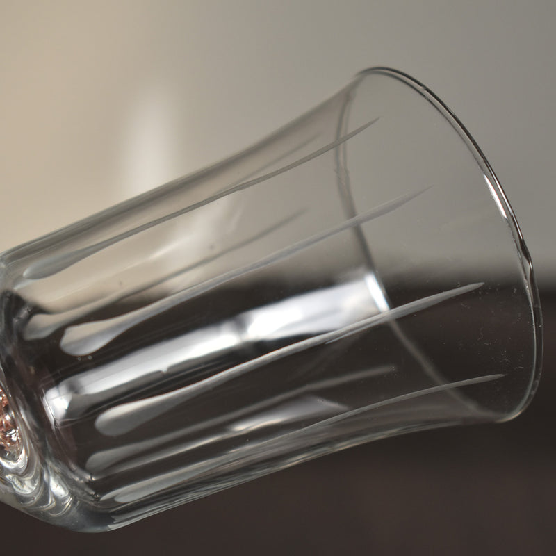 ヴィンテージグラス　脚付き　B