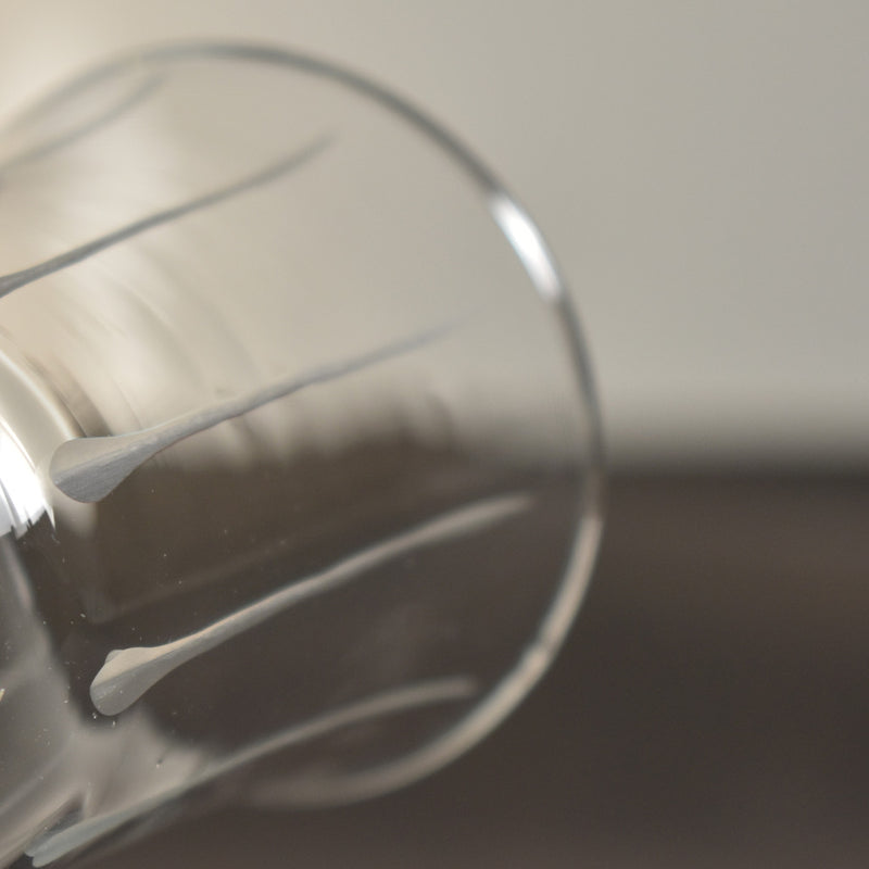 ヴィンテージグラス　脚付き　B