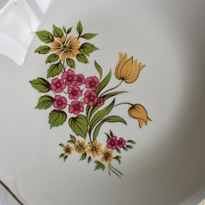 Vintage Deep Plate Gien Floréal A
