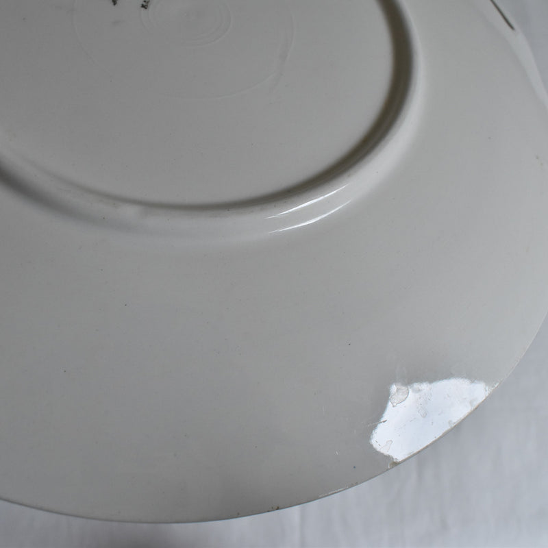 Vintage Cake Plate, Digoin & Sarreguemines, Mary Lou