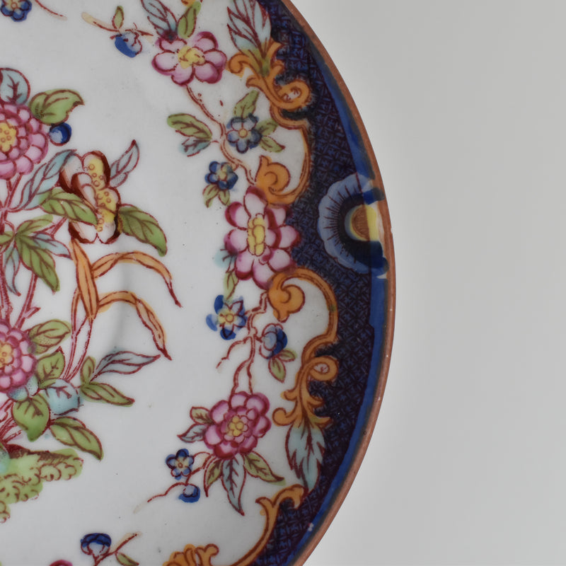 Antique saucer Sarreguemines Minton 217