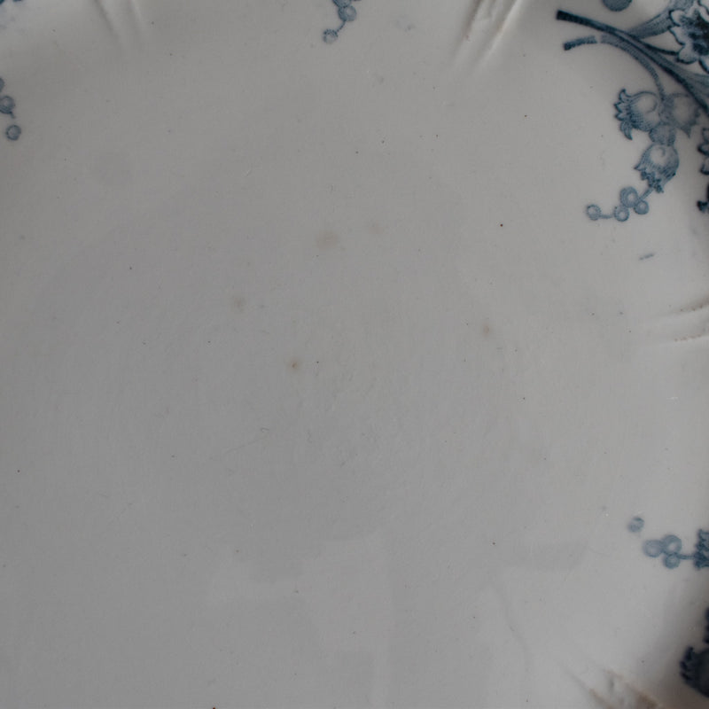 Antique Pedestal Plate Lonwy Muguet (Lily of the Valley) B