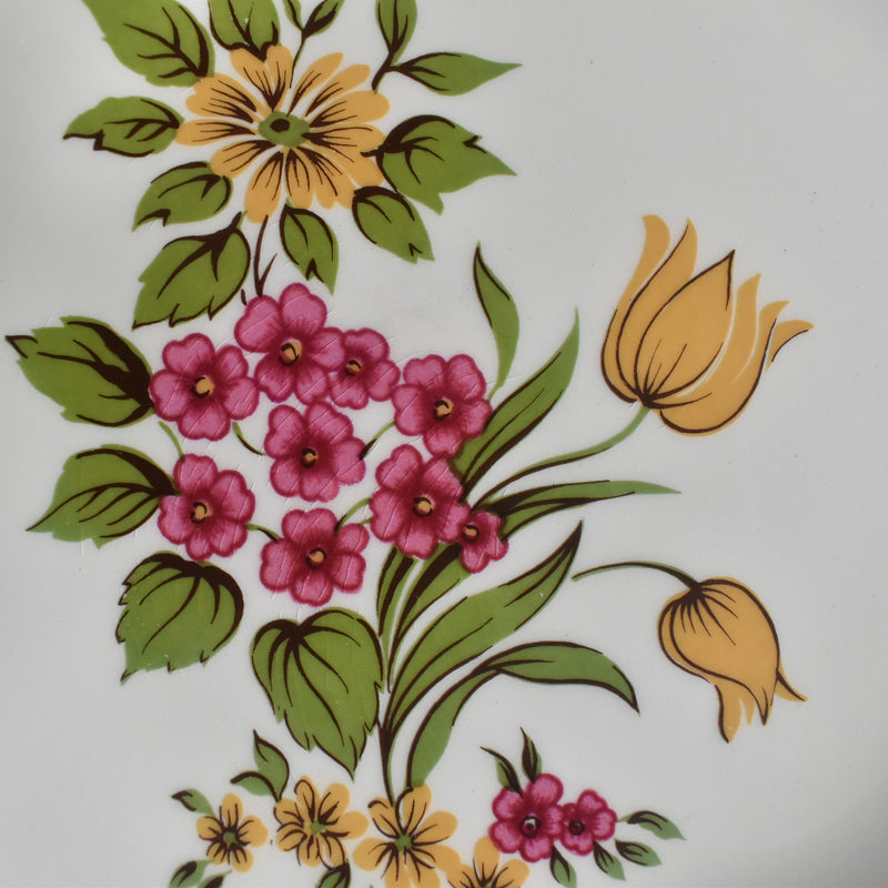 Vintage Deep Plate Gien Floréal A
