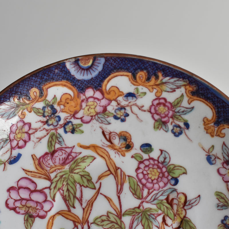 Antique saucer Sarreguemines Minton 217
