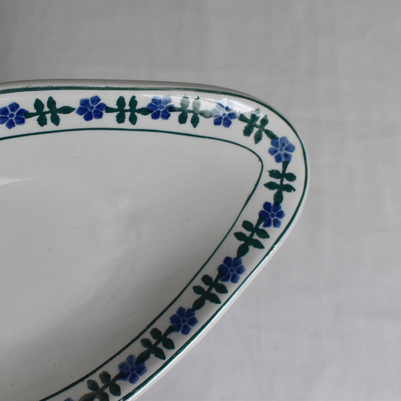 Antique Raviere Saint Amand Fleur Bleu