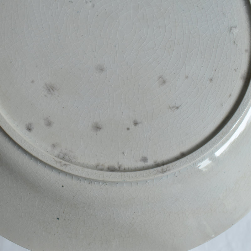 Antique Plate Gien Laurier B
