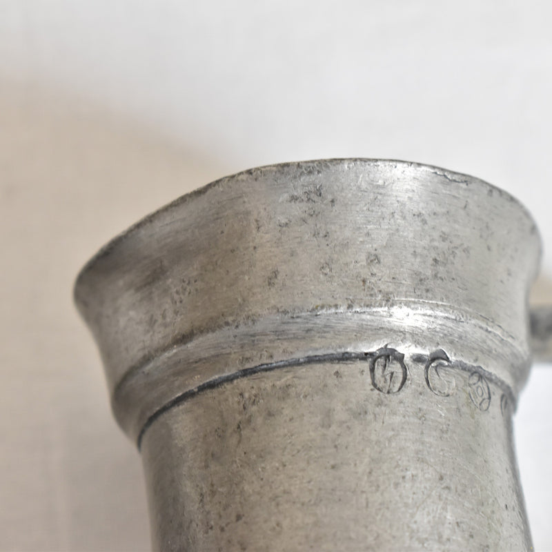 ヴィンテージピューター 計量カップ 2点セット