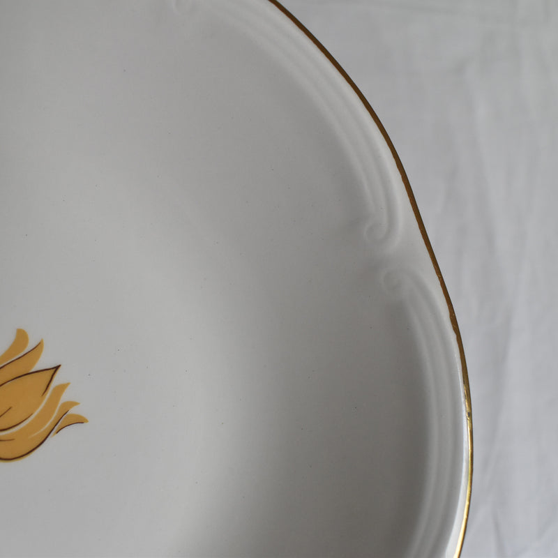 Vintage Deep Plate Gien Floréal A