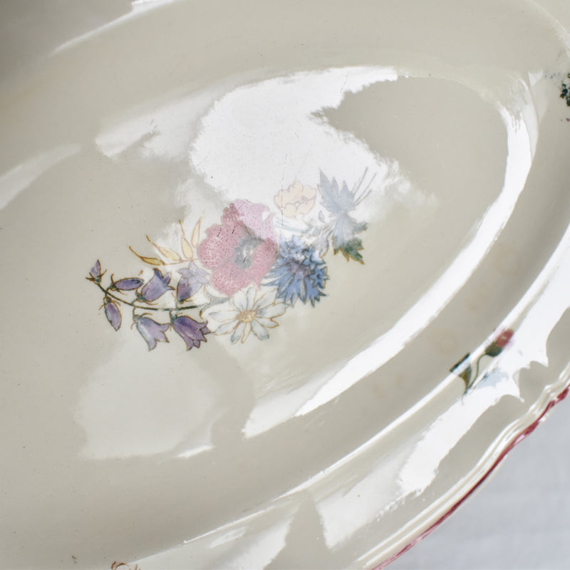 Vintage Digoin & Sarreguemines Gravy Boat Agreste A