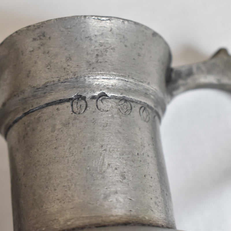 ヴィンテージピューター 計量カップ 2点セット