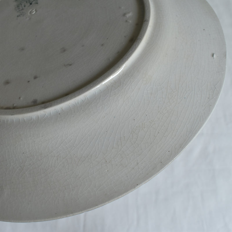 Antique Plate Gien Laurier B