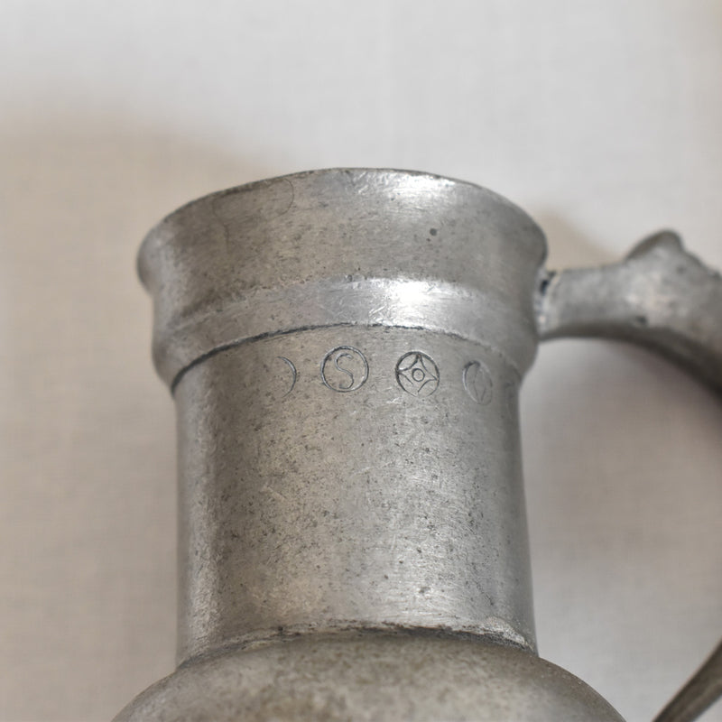 ヴィンテージピューター 計量カップ 2点セット