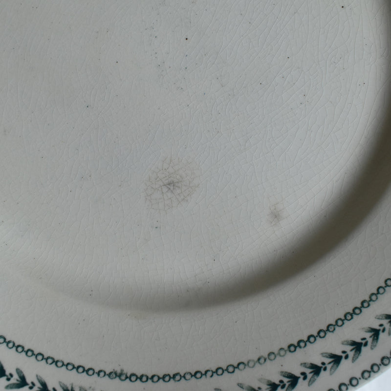 Antique Plate Gien Laurier B