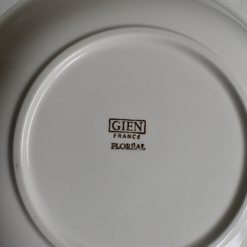 Vintage Deep Plate, Gien Floréal B