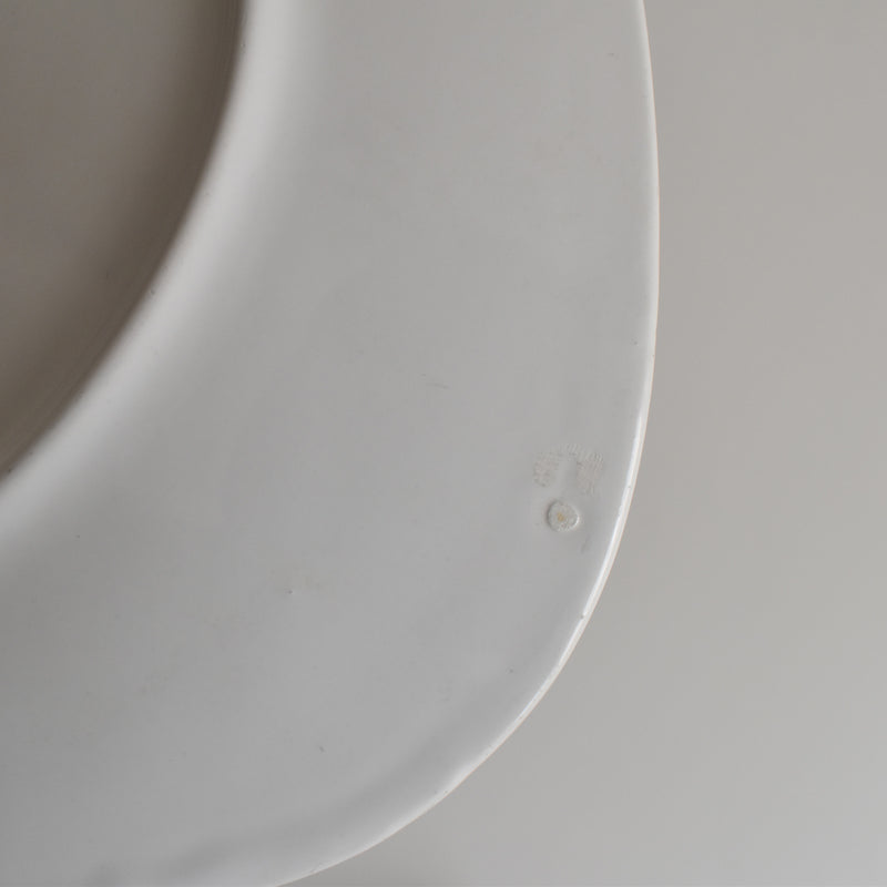 Vintage plate, Longchamp, Poisson Truite Arc-en-ciel (Rainbow Trout)