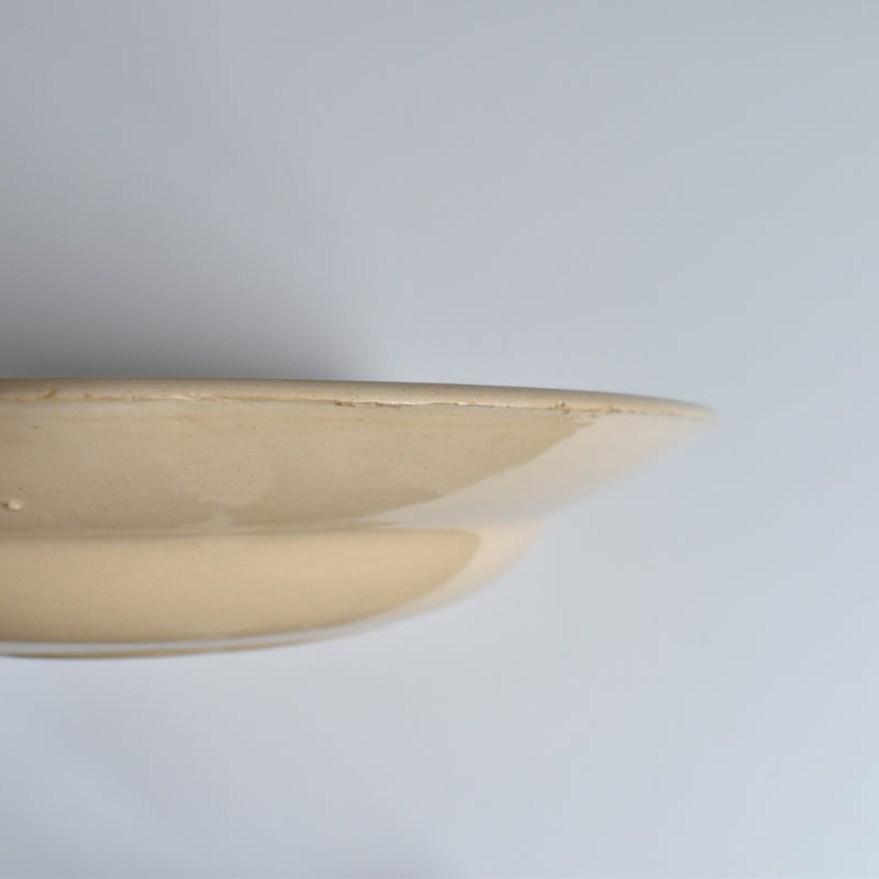Antique Deep Plate K&G Lunéville Flore C