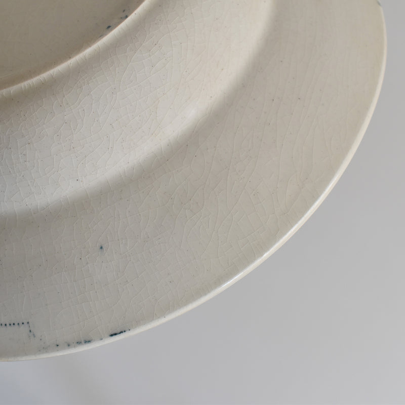 Antique Deep Plate TERRE DE FER Boëtie A