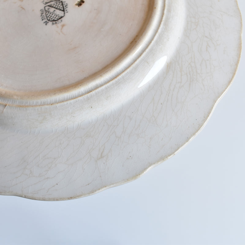 Antique Decorative Plate: Sarreguemines "Le Déjeuner sur l'herbe"