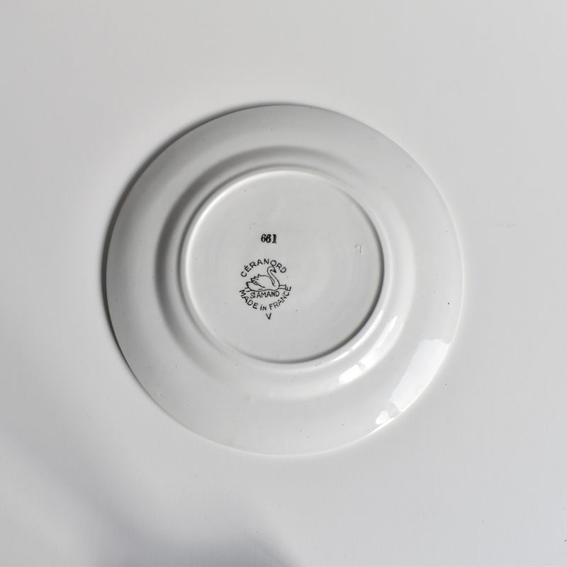 Vintage Dessert Plate, Ceranord (Saint-Amand) 661 A