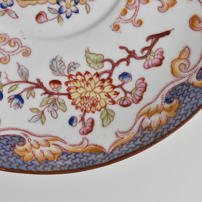 Antique Chocolate Saucer Sarreguemines Minton 247
