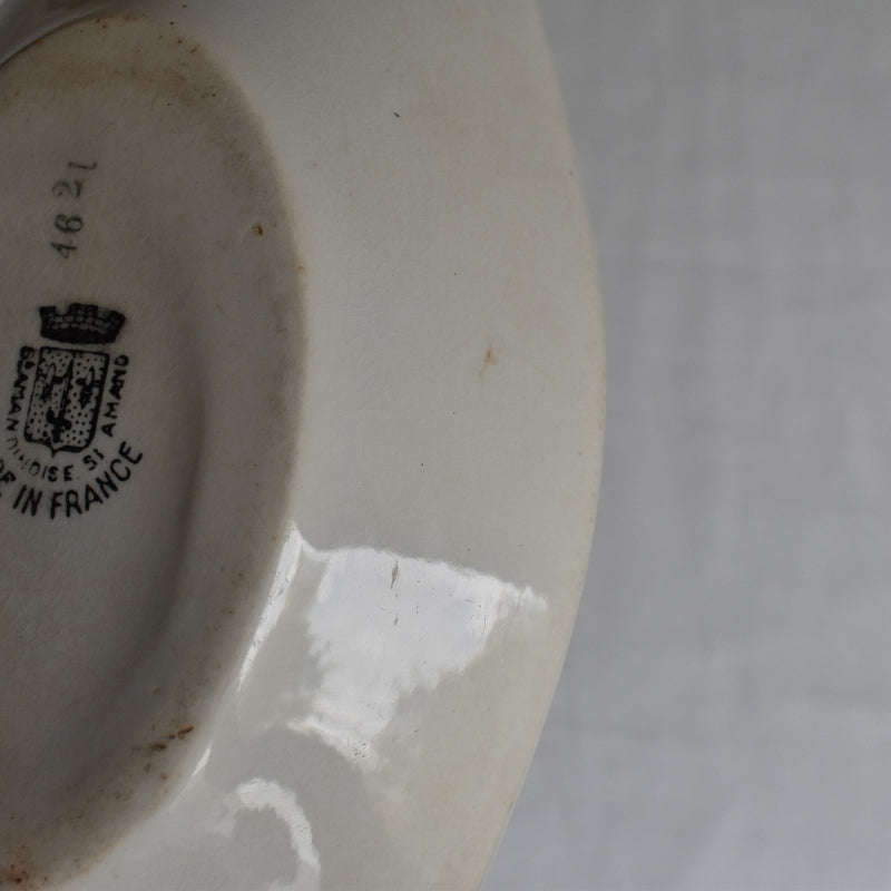 Antique Raviere Saint-Amand Orange Rose B