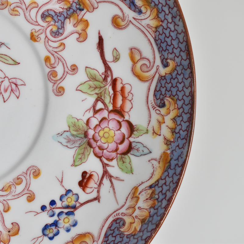 Antique Chocolate Saucer Sarreguemines Minton 247