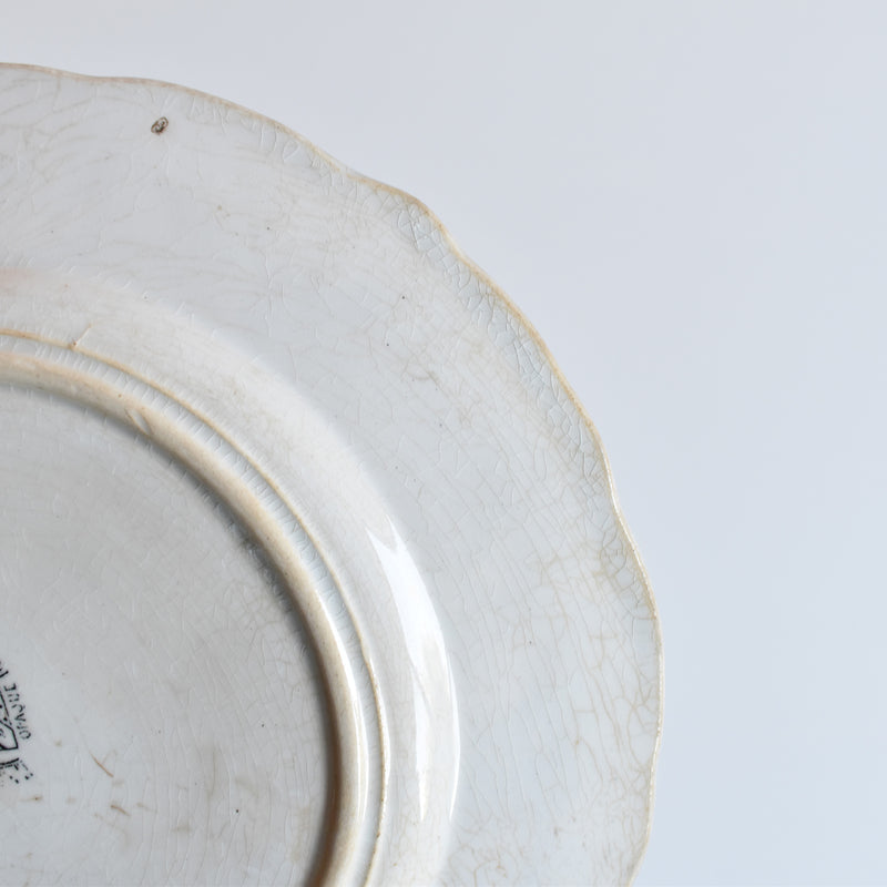 Antique Decorative Plate: Sarreguemines "Le Déjeuner sur l'herbe"