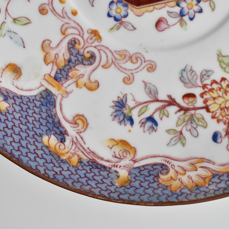 Antique Chocolate Saucer Sarreguemines Minton 247