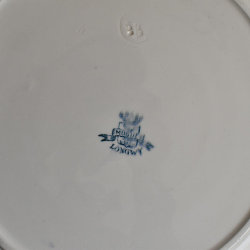 Antique Large Round Plate, Lonhwy Muguet (Lily of the Valley)