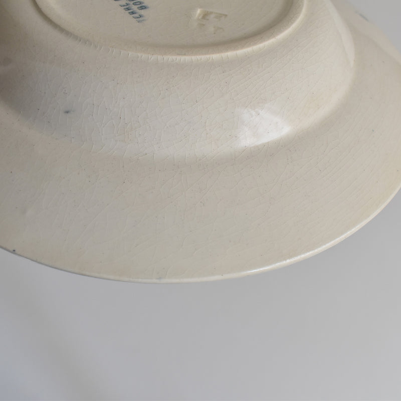 Antique Deep Plate TERRE DE FER Boëtie A