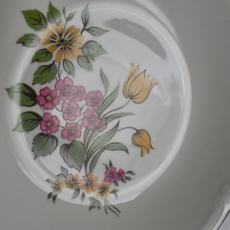 Vintage Deep Plate, Gien Floréal B