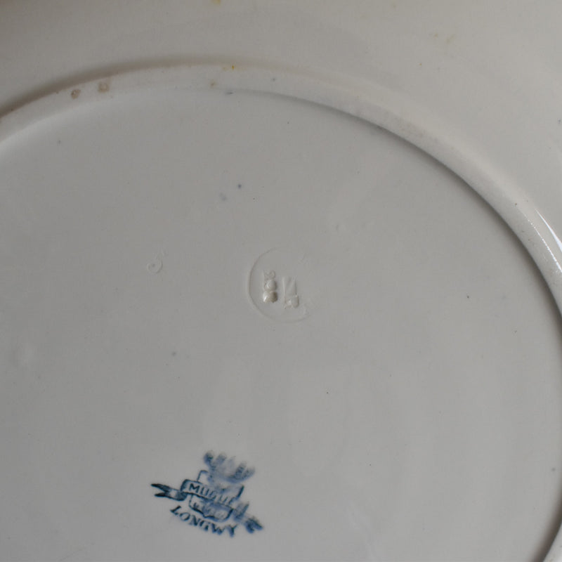 Antique Large Round Plate, Lonhwy Muguet (Lily of the Valley)
