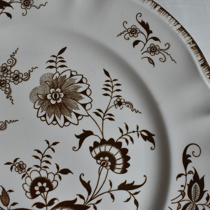 Antique Plate Sarreguemines Windsor