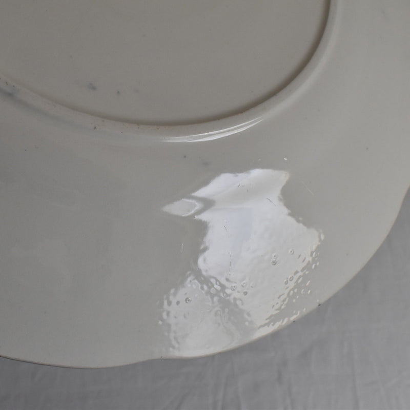 Antique Large Round Plate, Lonhwy Muguet (Lily of the Valley)