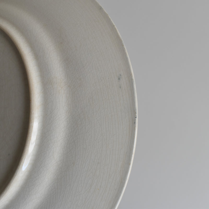 Antique Plate Longwy Carmen C
