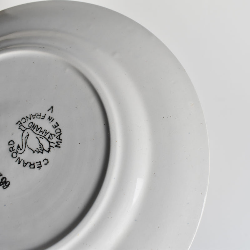 Vintage Dessert Plate, Ceranord (Saint-Amand) 661 A