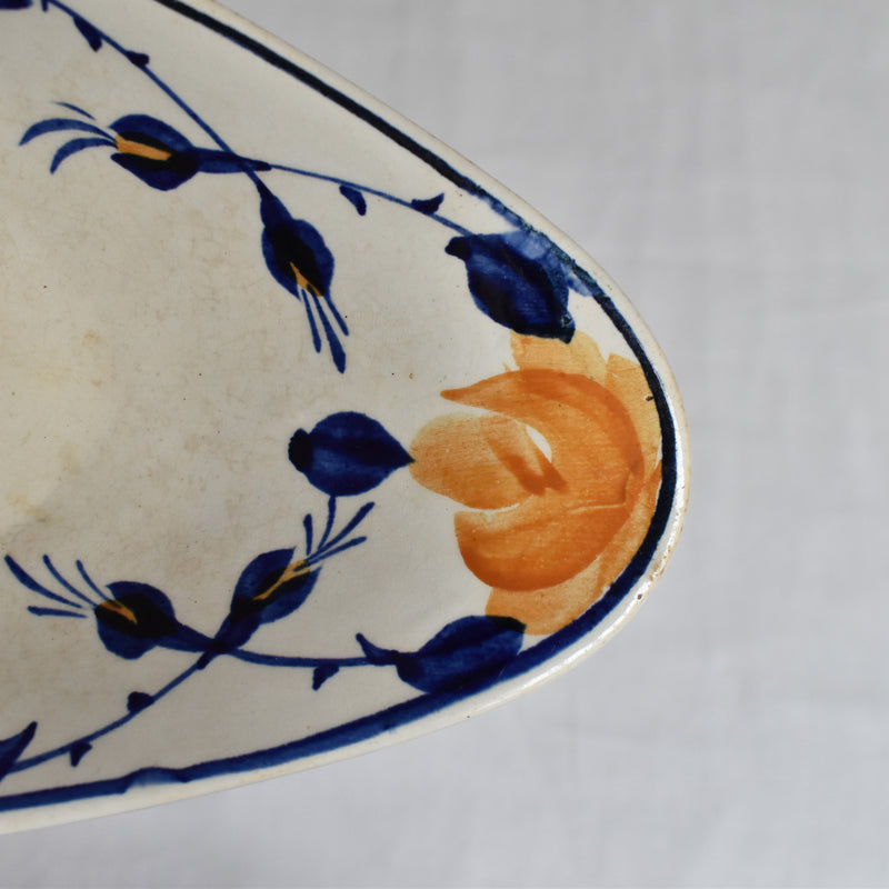 Antique Raviere Saint-Amand Orange Rose B