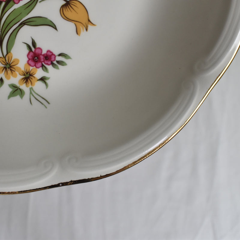 Vintage Deep Plate, Gien Floréal B