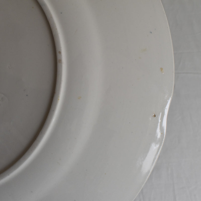Antique Large Round Plate, Lonhwy Muguet (Lily of the Valley)