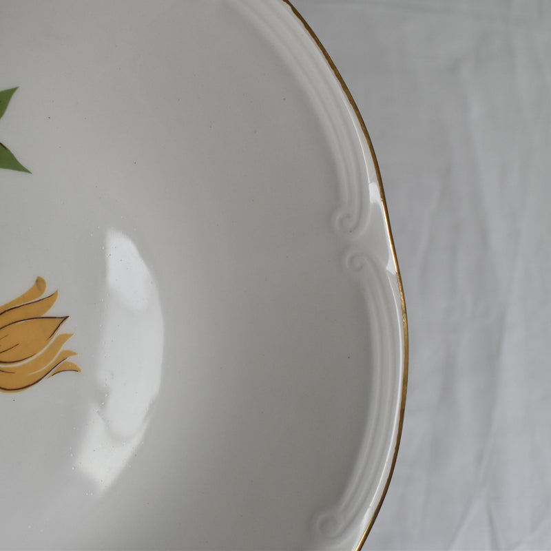 Vintage Deep Plate, Gien Floréal B